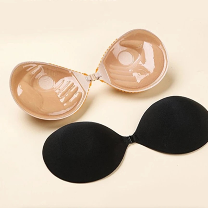 3cmの高さを出すシリコン製接着式ブラジャー。防水加工で、結 - Push Up Bra Padded のレビューと価格
